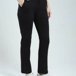 monte carlo Rock.It Black Cotton Blend Solid Trackpants image 3