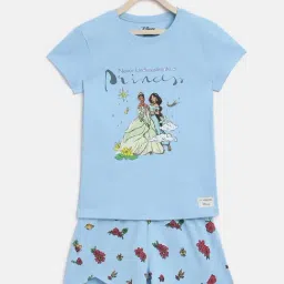 Lil Tomatoes Kids Blue Printed Top Set-picture-14