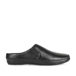 Regal Men's Black Mule Shoes-picture-42