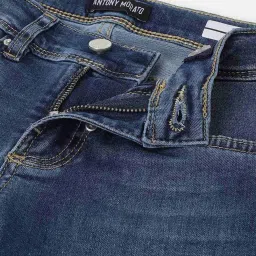 Antony Morato Kids Blue Cotton Washed Jeans image 3