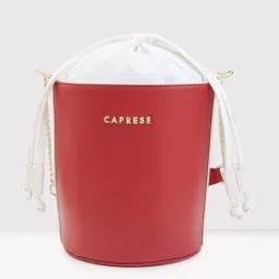 Caprese LIZZY Red Solid Medium Sling Handbag image 3