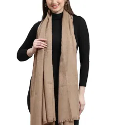 Monte Carlo Light Brown Regular Fit Shawl-picture-20