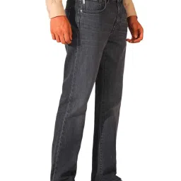 Selected Homme Grey Cotton Bootcut Jeans image 3