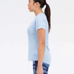 New Balance Blue Printed Sports T-Shirt image 3