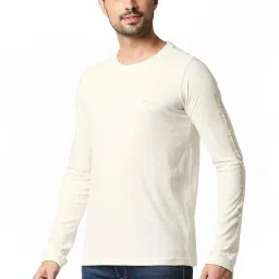 Basics Beige Muscle Fit T-Shirt image 3