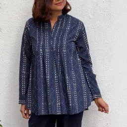 Chidiyaa Laboni Block Printed Cotton Kurta-picture-46