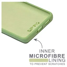 Sprig Liquid Silicone Back Cover for IQOO Neo 7 Pro 5G (Green) image 3