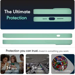 Sprig Liquid Silicone Magnetic Back Cover for Apple iPhone 15 Plus (Green) image 3