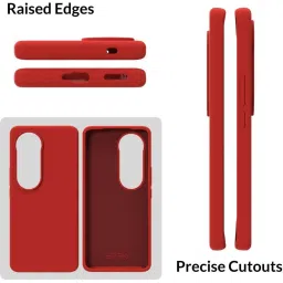 Sprig Back Cover for VIVO V40 PRO (Red) image 3