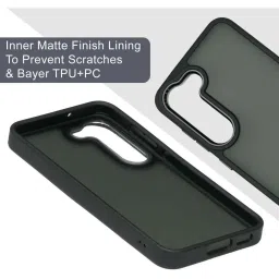 Sprig Translucent Back Cover for SAMSUNG Galaxy S23 Plus 5G (Black) image 3