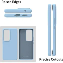 Sprig Back Cover for VIVO V30 (Blue) image 3