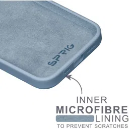 Sprig Liquid Silicone Back Cover for APPLE iPhone 14 Plus (Blue) image 3