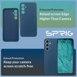 Sprig TPU Matte Back Cover for SAMSUNG Galaxy S23 FE 5G (Blue) image 3