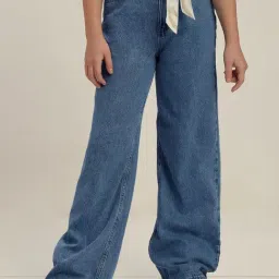 VERO MODA GIRL Light Blue Denim Cotton Jeans-picture-19