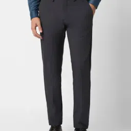 Van Heusen Grey Slim Fit Trousers-image-36