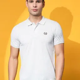 Cloak & Decker by Monte Carlo Grey Regular Fit Polo T-Shirt-picture-19