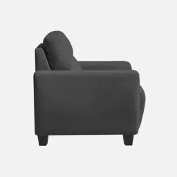 Febonic Charcoal Grey Neem Wood Bakadi 2 Seater Sofa image 3