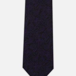 Peter England Navy Embroidered Tie-picture-19