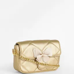 HAUTE SAUCE by Campus Sutra Leather Structured Shoulder Bag with Tasselled image 3