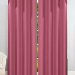 B' Decorlish Pink Room Darkening Long Door Curtain-picture-36