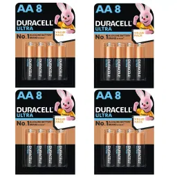 Duracell Ultra AA Alkaline Batteries (Pack of 8) image 1