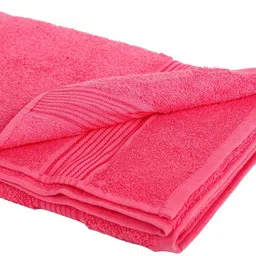 kopa BIANCA Unisex Pink Solid 380 GSM Bath Towel image 4