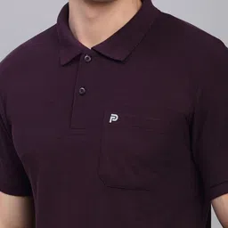 LUX PARKER Men Pack Of 2 Combed Cotton Polo Collar T-shirts image 4