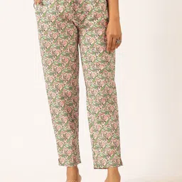 GULMEHAK Ethnic Motifs Printed Pure Cotton Kurta With Trousers & Dupatta image 4