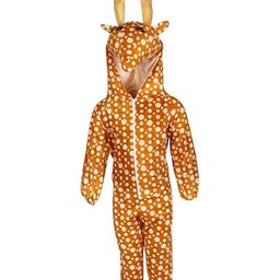 RAJ FANCY DRESSES Full Sleeves Deer Animal Theme Costume Dress - Brown-picture-25