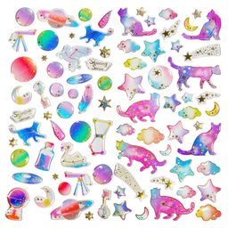 FunBlast 3D Cartoon Theme Kawaii Stickers for Girls Pack of 2 Sheets Multicolor-picture-29