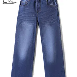 arias by lara dutta Arias Denim Full Length Washed Jeans With Stretch - Blue image 2
