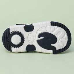 Cute Walk by Babyhug Animal Printed Sandals With Velcro Closure - Black image 5