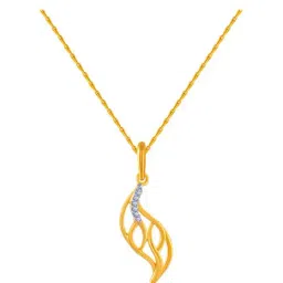 P.C. Chandra Jewellers 14 kt Gold Pendant without Chain-picture-12