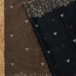 Soch Black Organza Embroidered Dupatta image 3