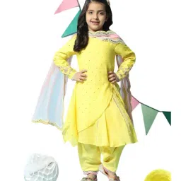 Biba Girls Maroon Tiered Dress-picture-27