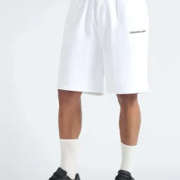 Calvin Klein Bright White Regular Fit Shorts image 3