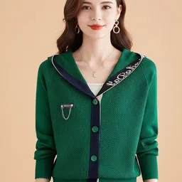 bebe Women Cotton Long Sleeves Cardigan-image-68