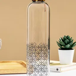 GOODHOMES Transparent & Black Single Glass Other Smart Vacuum Water Bottle-picture-38