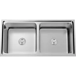 Hekken Double Bowl Kitchen Sink Cub-Ax-Eco Series 40x20x8 inch High Glass Finish Stainless Steel, hék-Cub-Ax-10050C-image-9