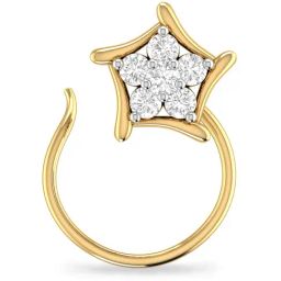 PC Jeweller Laka 18k Gold Nosepin for Women-picture-39