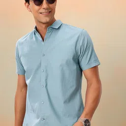 Mast & Harbour Men Premium Slim Fit Pure Cotton Casual Shirt-picture-37