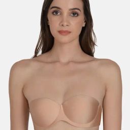 mod & shy Beige Lightly Padded Balconette Bra-picture-48