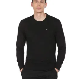 Arrow Sport Black Cotton Regular Fit SweatShirt-picture-32