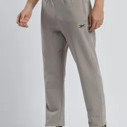 Reebok Grey Regular Fit Solid Trackpants image 3