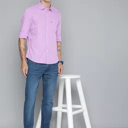 Levis Pure Cotton Slim Fit Opaque Casual Shirt-picture-21