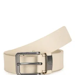 Calvin Klein Jeans Classic Beige Leather Casual Belt-image-90