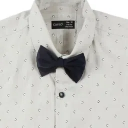 Cavio Kids Grey Cotton Printed Shirt image 4