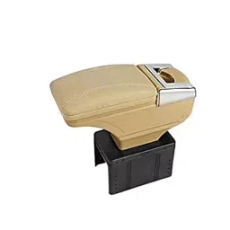 VBX Custom Fit Super Luxury Console/Armrest Set of 1 Pcs for Toyota Innova Crysta (Beige Color)-picture-24
