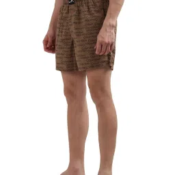 Calvin Klein Brown Cotton Regular Fit Printed Boxers image 3