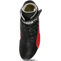 Puma Unisex Black & Rosso Corsa Scuderia Ferrari Future Cat Mid Motorsport Sneakers image 3